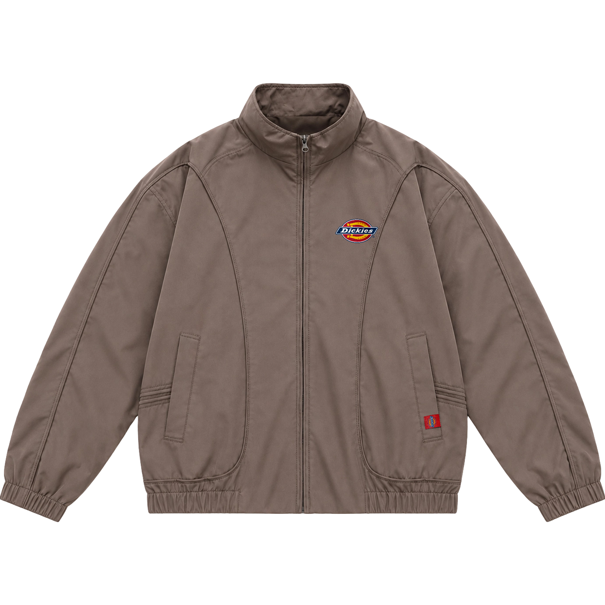 Мужская куртка Dickies Logo (бежевая) — фото 7