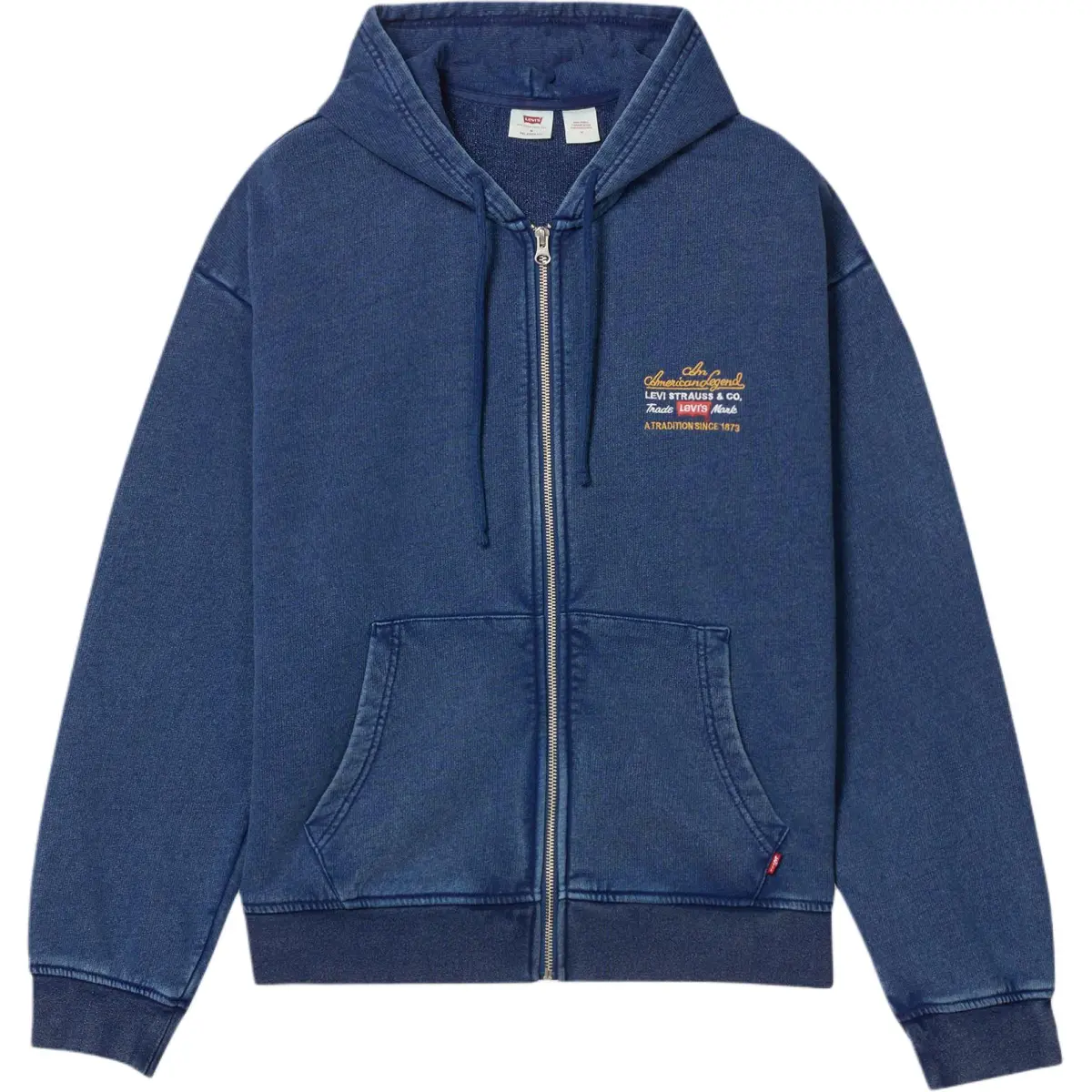 Levi's Sweatshirts Men's Blue Hooded Moderate Straight Fit