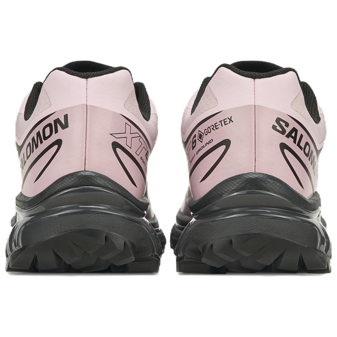 Кроссовки Salomon XT-6 GTX (черно-розовые) — 黑色 / 冰粉色 / 晨曦粉 — фото 6