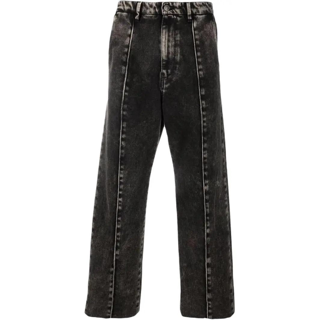 DIESEL Jeans Men's Black Moderate Straight Fit Pants