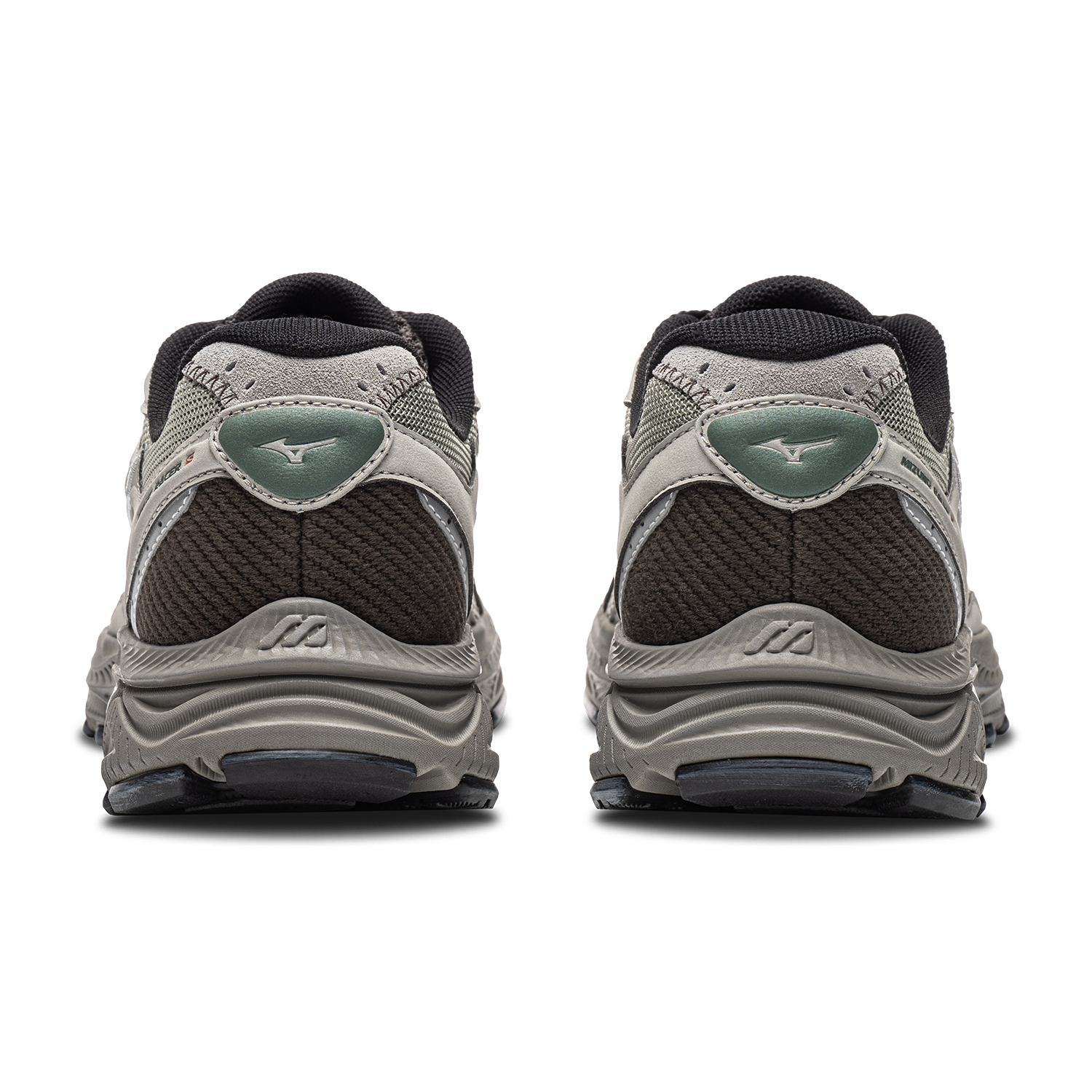Кроссовки Mizuno Racer S (коричневый) — 泥石灰/岩石灰/暗铁灰 — фото 5