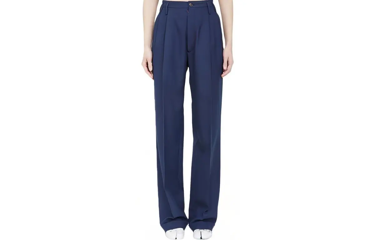 Maison Margiela Casual Pants Women's Dark Blue