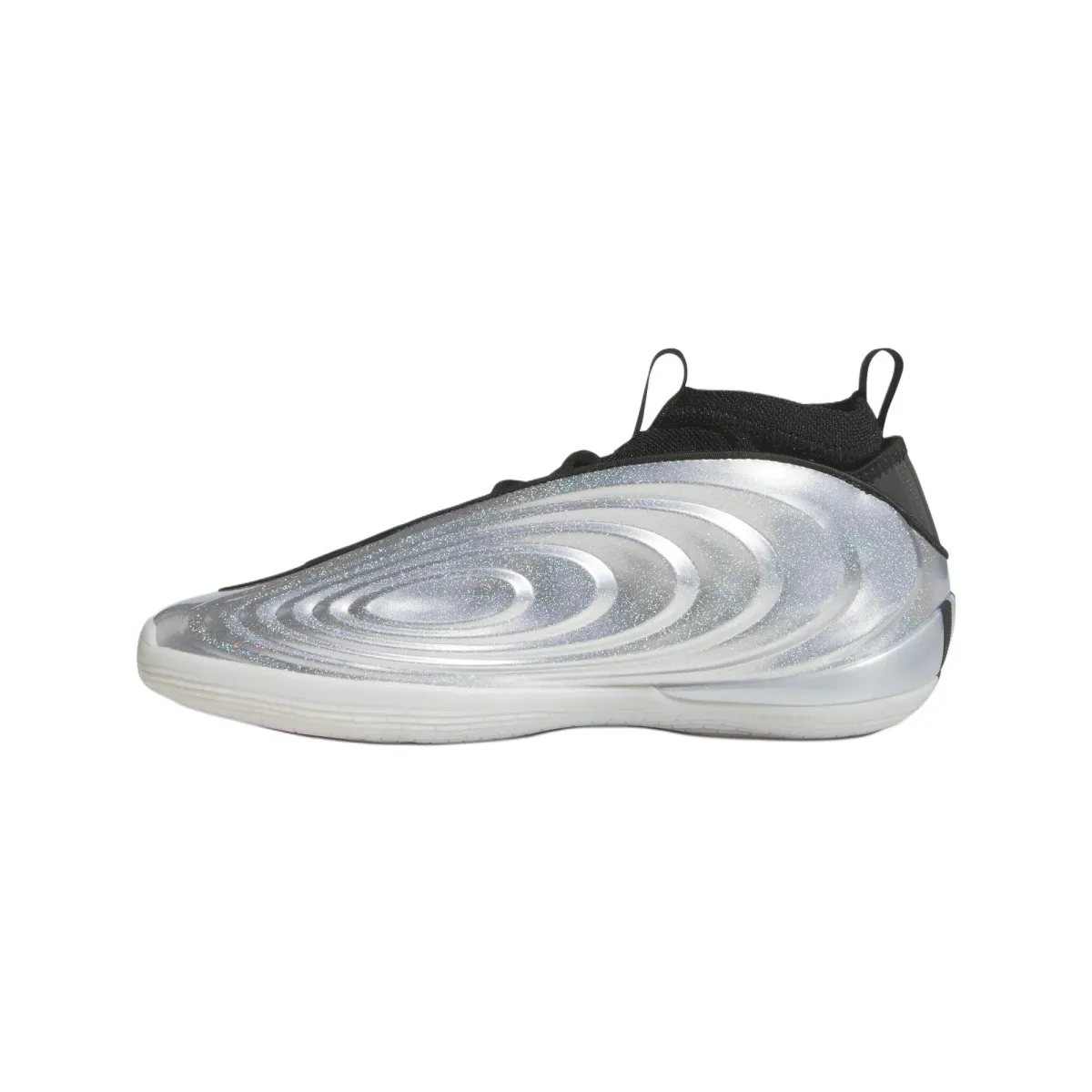 Adidas Harden Vol.10 Abrasion Resistant Rebound Mid top Basketball Shoes Unisex Silver Black