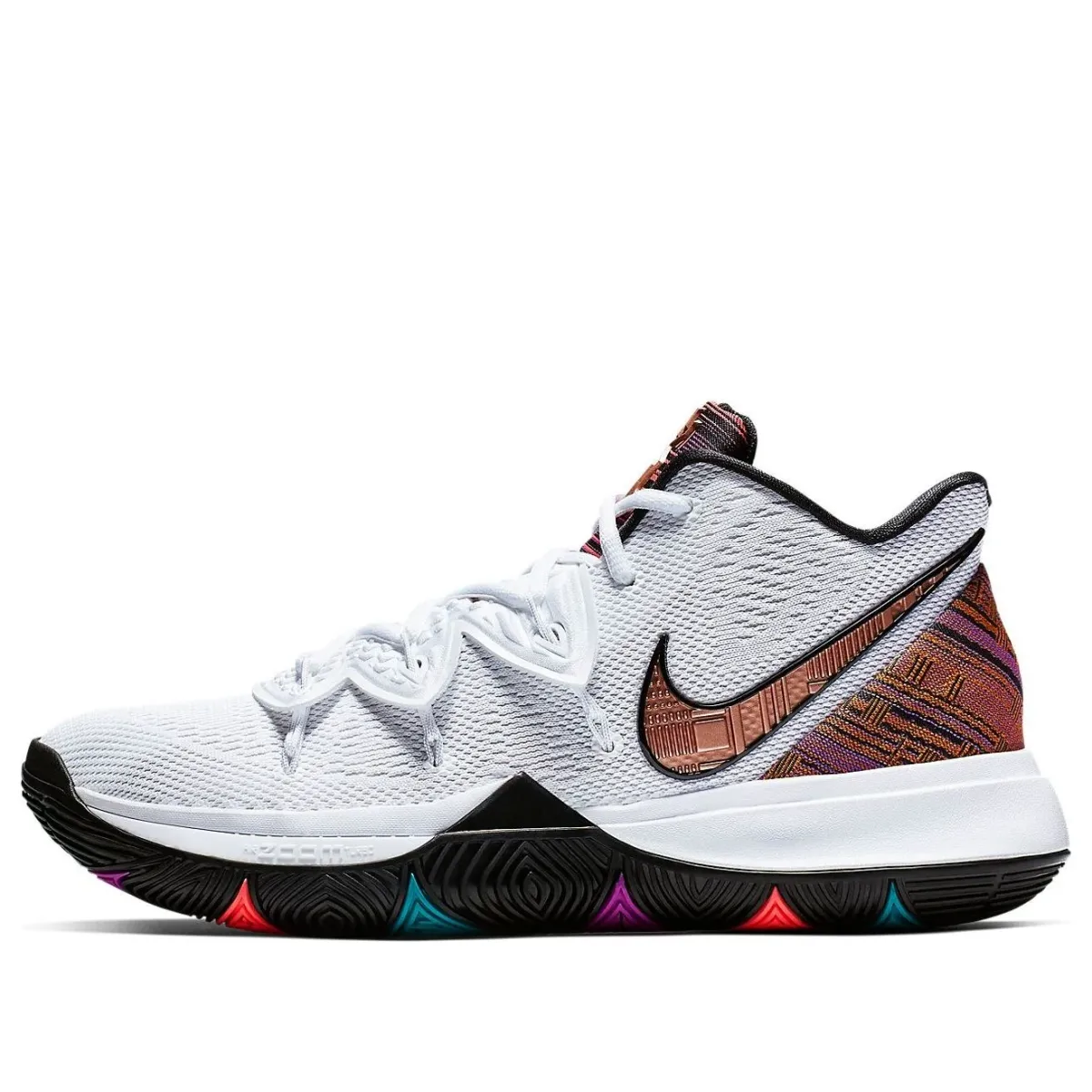 Nike Kyrie 5 BHM Irving 5 Black History Month Cushioning Slip Resistant Abrasion Resistant Mid top Basketball Shoes