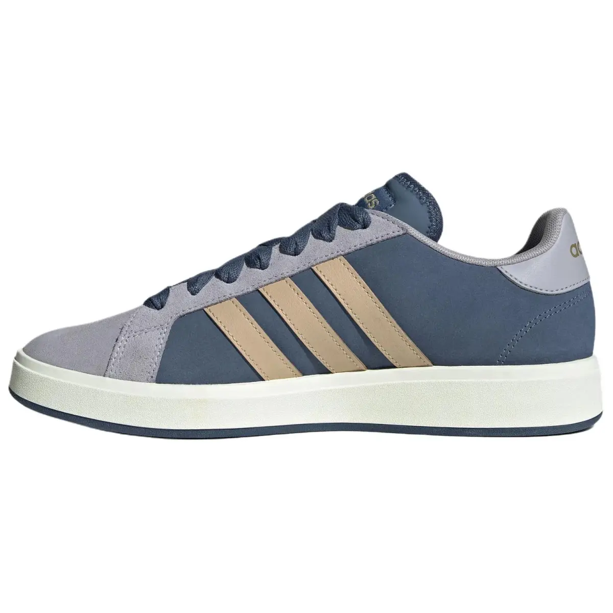 Adidas Grand Court Base 00s Low top Skateboard Shoes Unisex Gray Blue