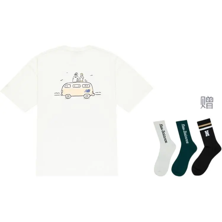 New Balance x PK SHEJISHILIANMINGKUAN T Shirt Unisex White