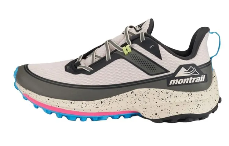 Columbia Montrail Fabric Cushioning Slip Resistant Low top Casual Running Shoes Women's Gray Blue