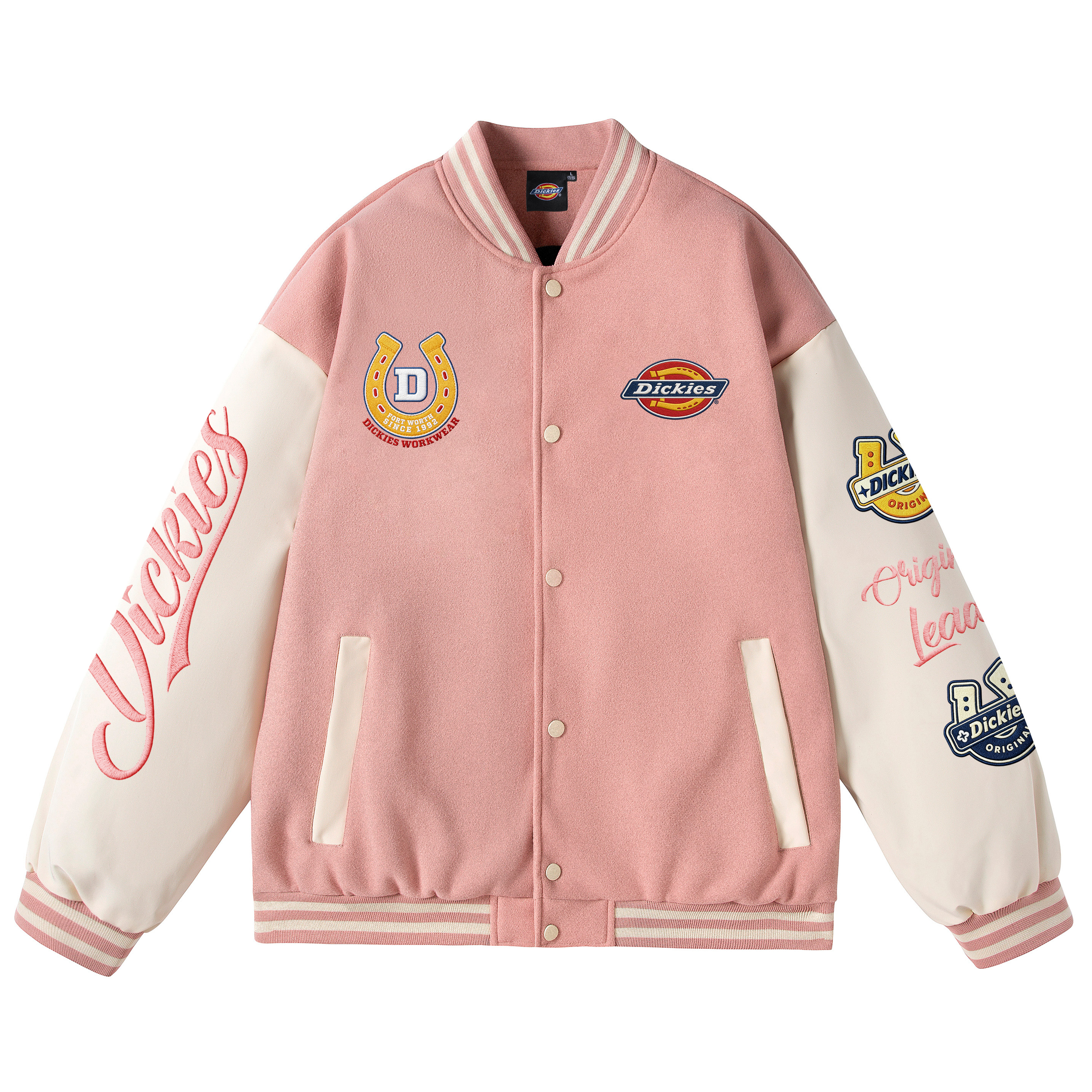 Куртка Dickies Logo (черно-бежевая) — фото 11