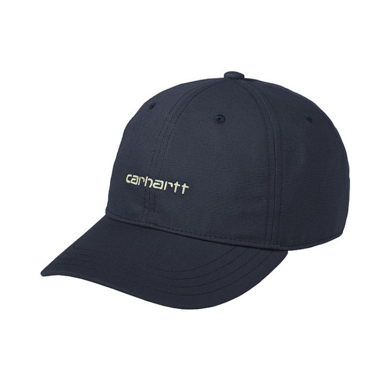 Мужская бейсболка Carhartt WIP Script (коричневая) — фото 5