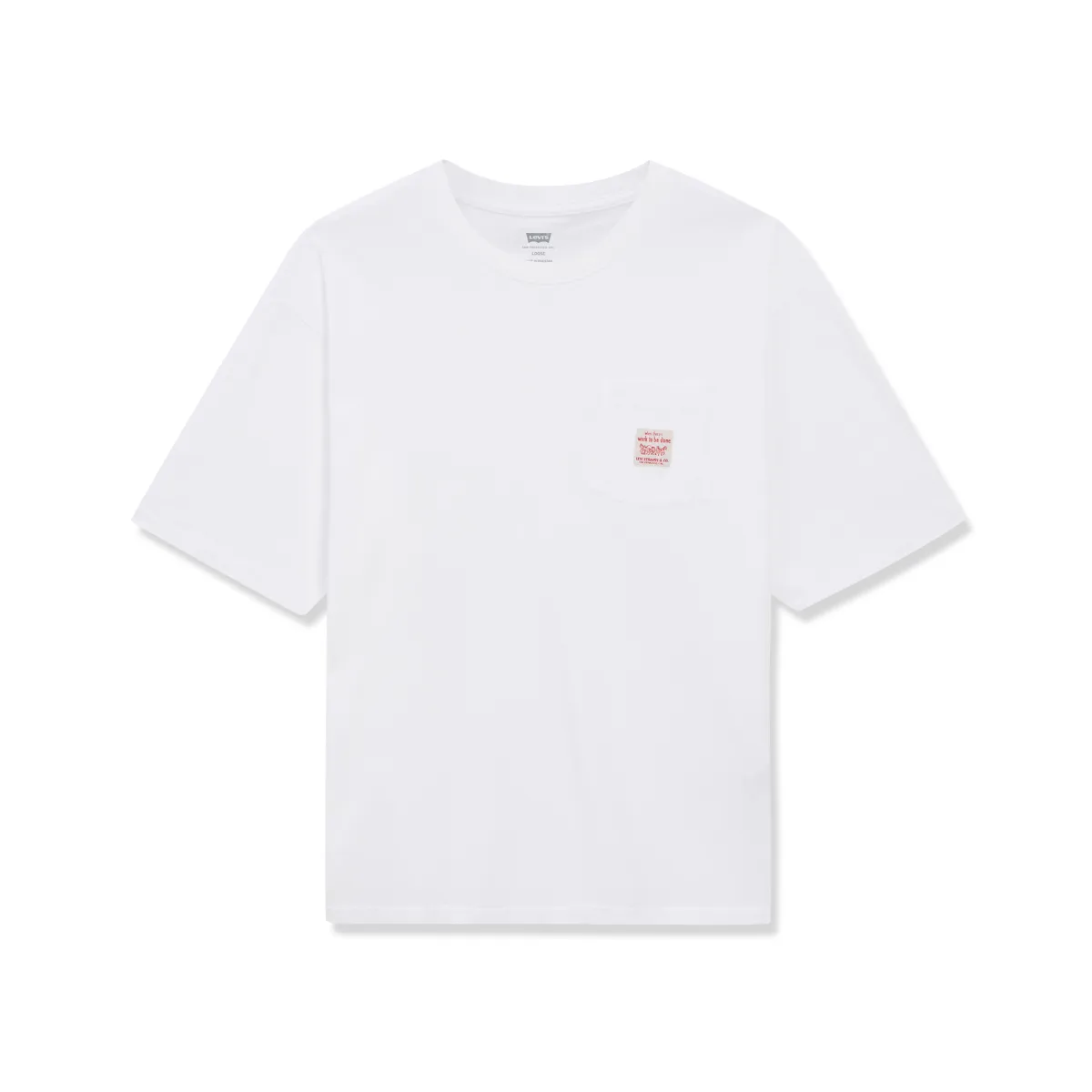 Levi's Short Sleeve Workwear T Shirt T Shirt Men's White