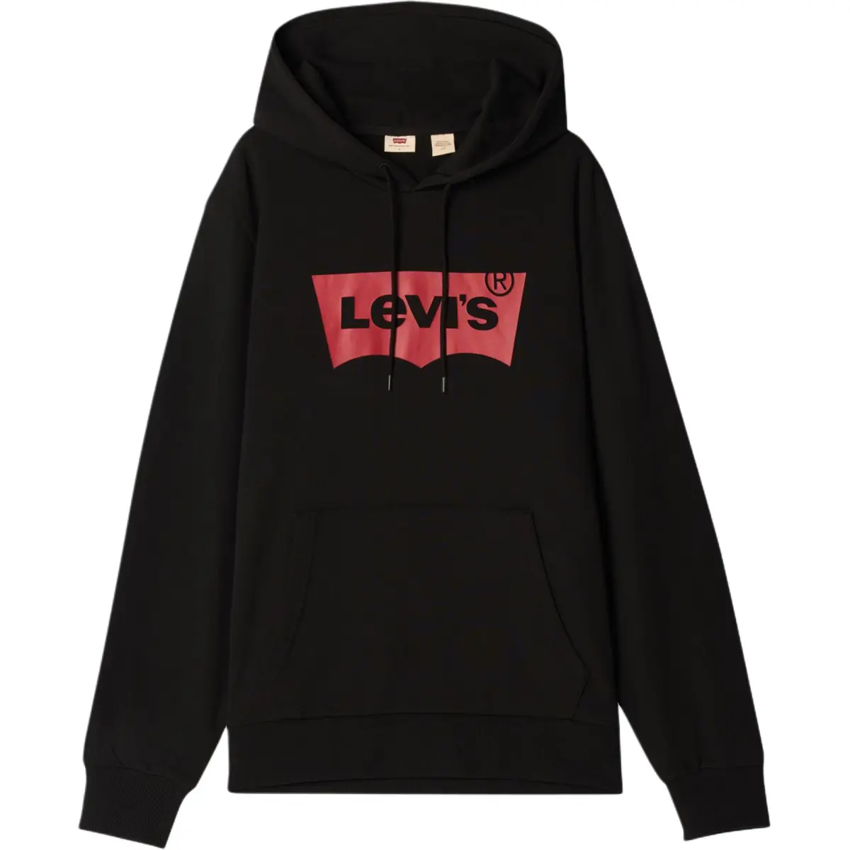 Levi's Sweatshirts Men's Black Hooded Moderate Straight Fit