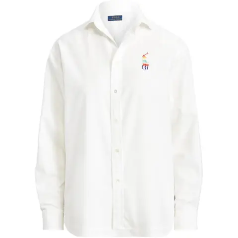 Polo Ralph Lauren Big Pony SS22 Shirt Women's White
