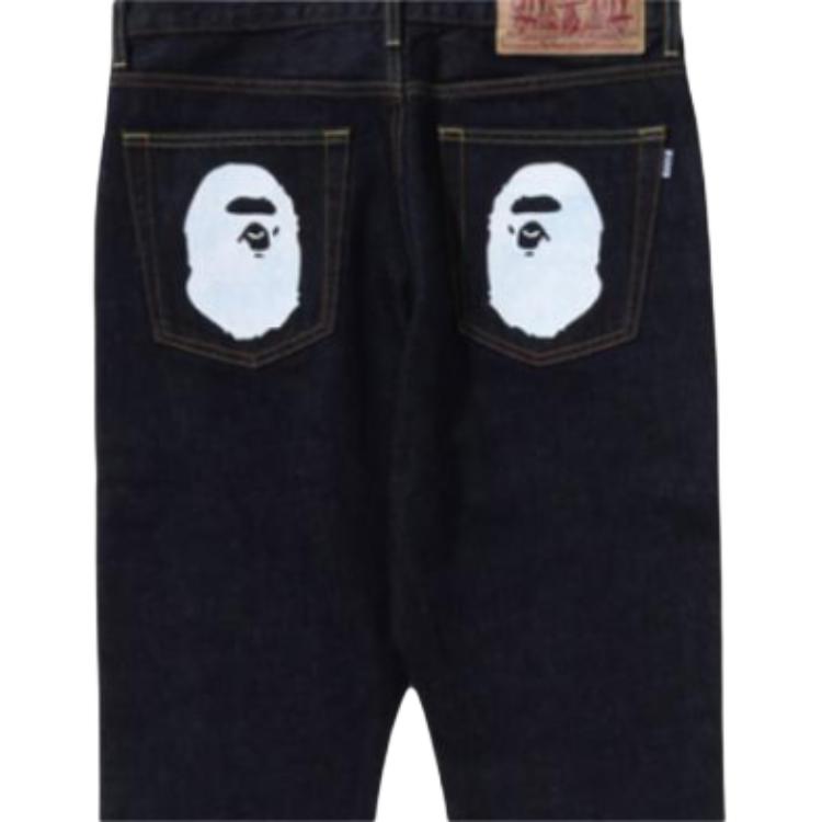 Джинсы A BATHING APE A BATHING APE SS26 (темно-синие) — фото 7