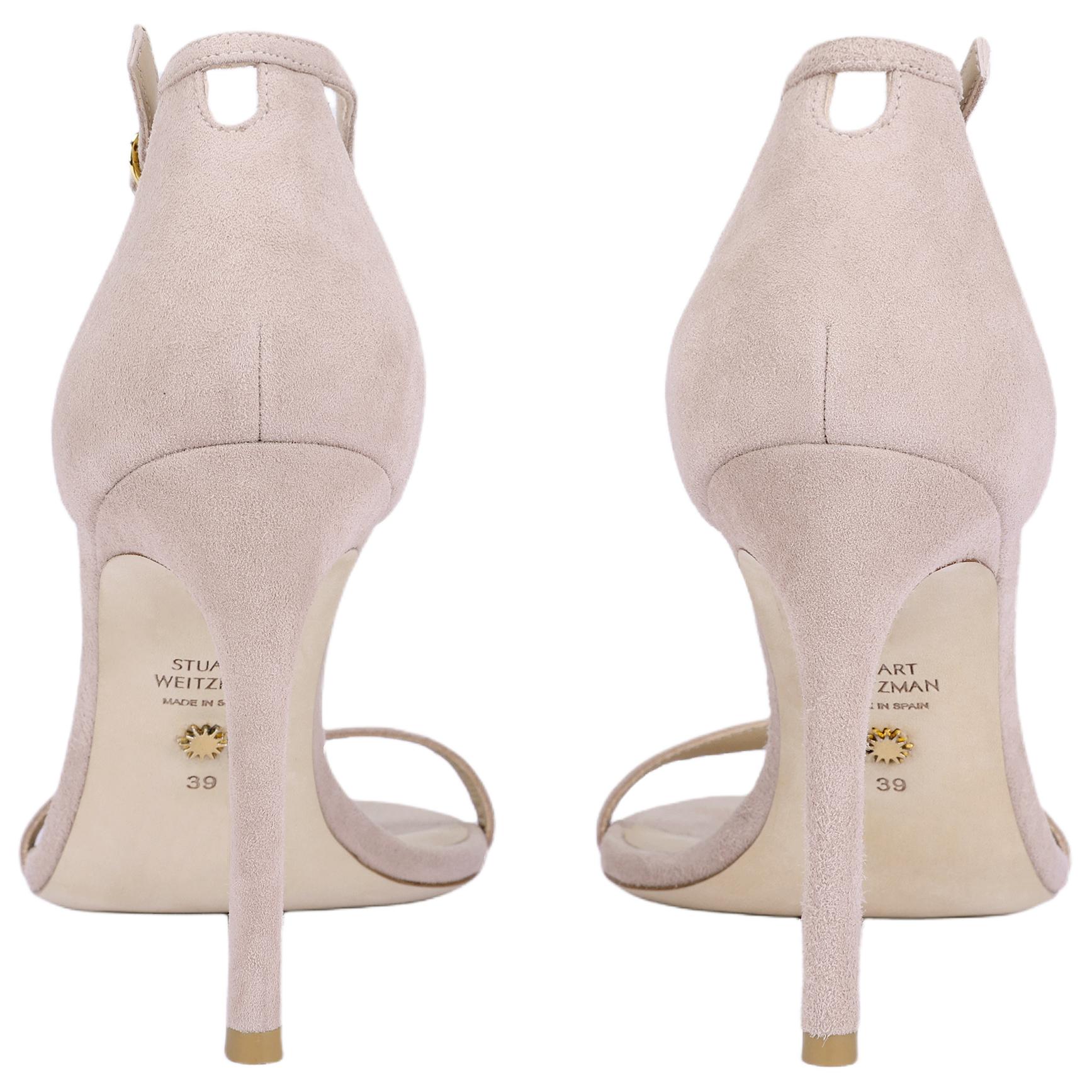 Stuart Weitzman/SW Nunakedstraight One Strap Sandals 8cm Women's Pink