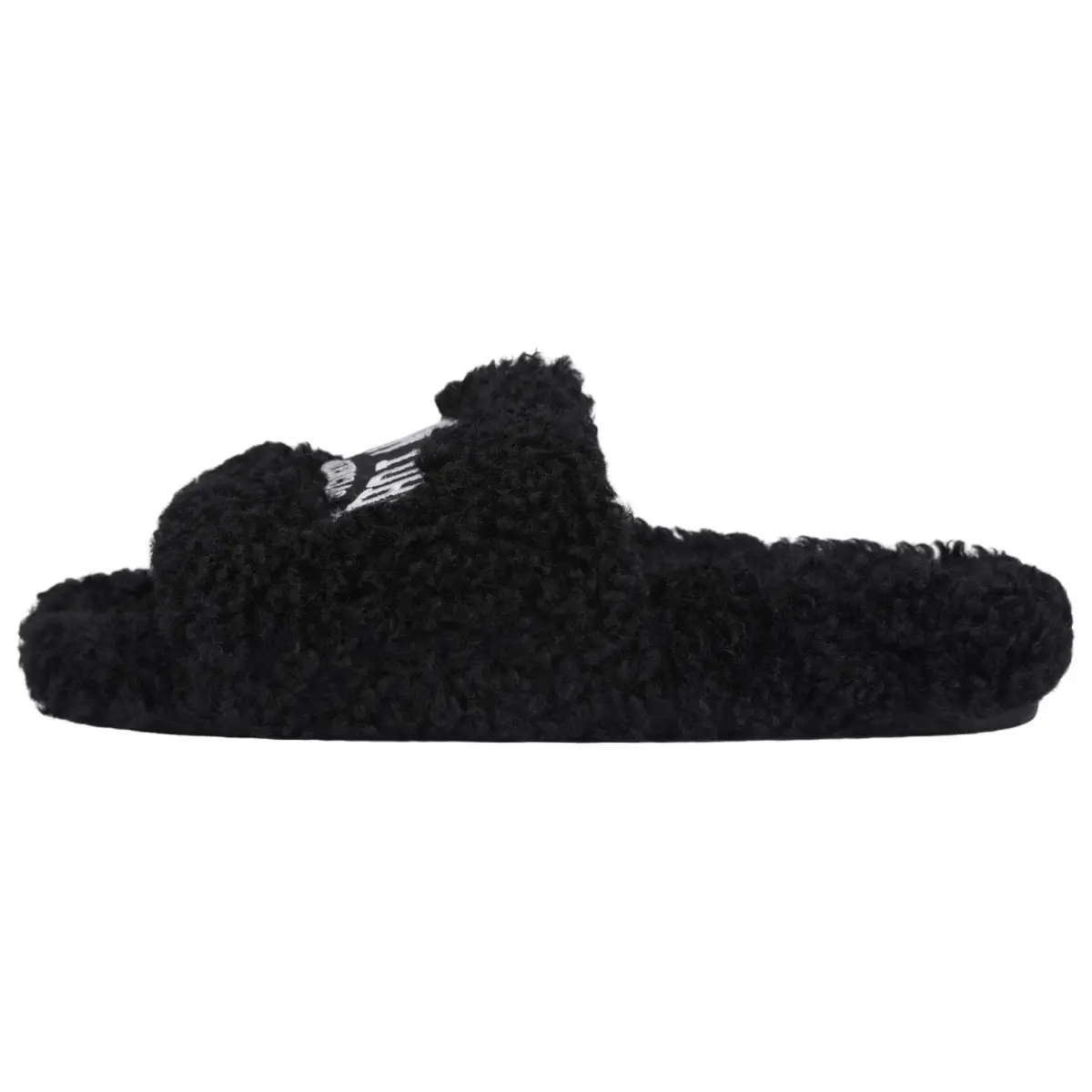 Balenciaga Furry Slides Black Women's