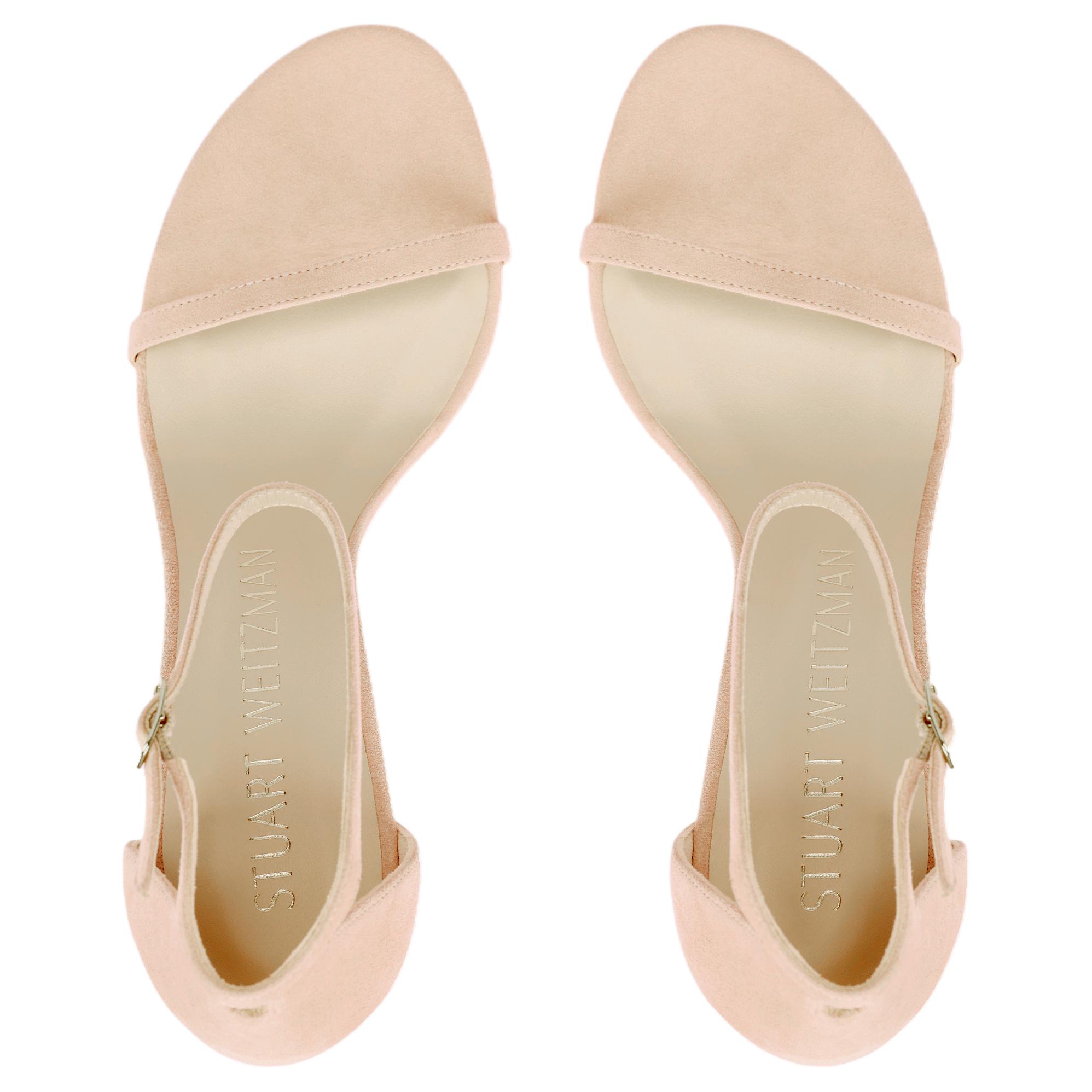Stuart Weitzman/SW NUDISTSONG One Strap Sandals 10.5cm Women's Beige