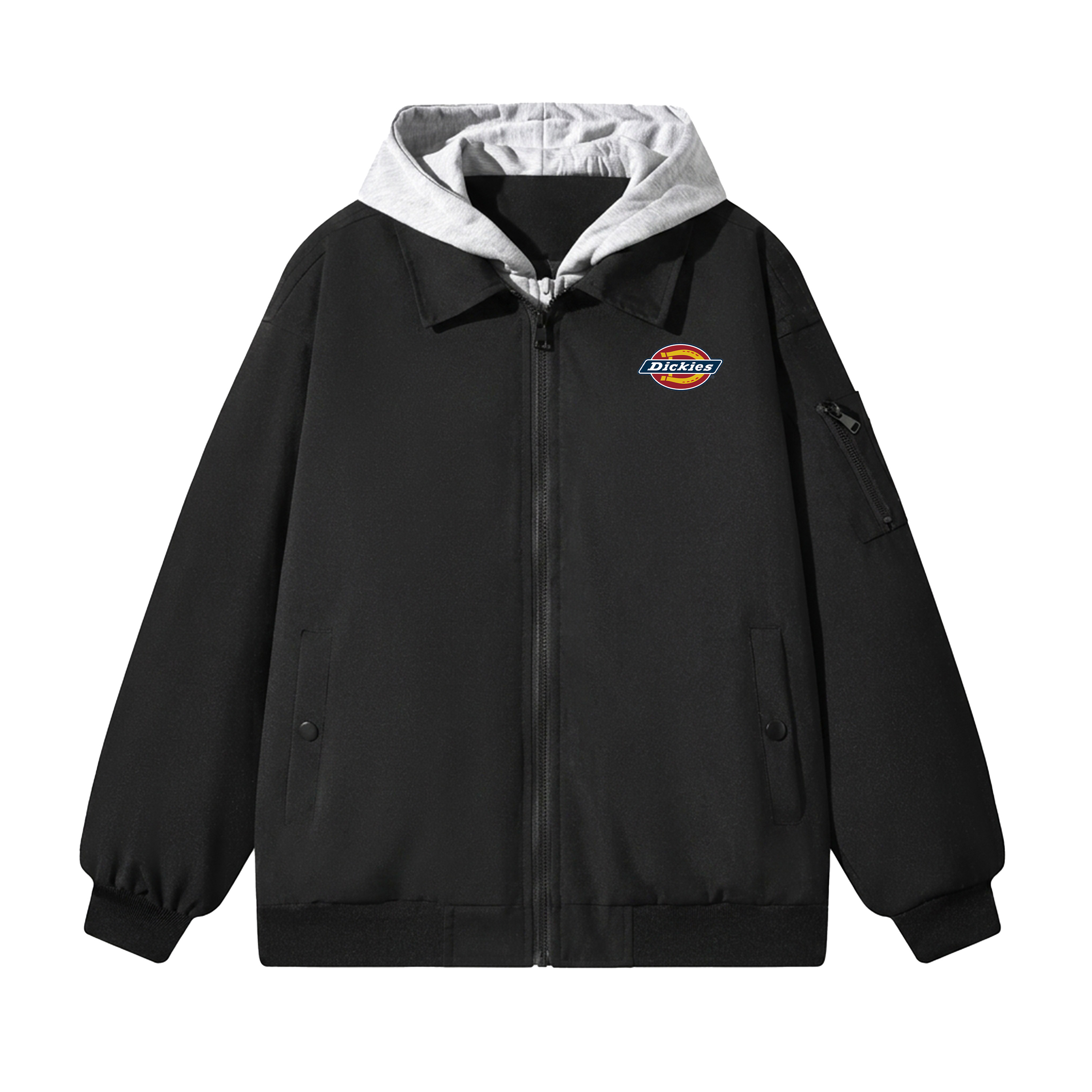 Мужская куртка Dickies (зелено-черная) — фото 3