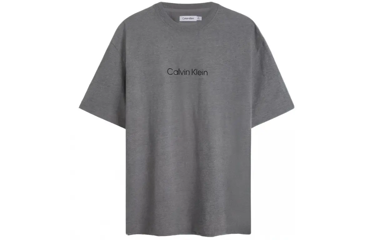 CALVIN KLEIN T Shirt Unisex Gray
