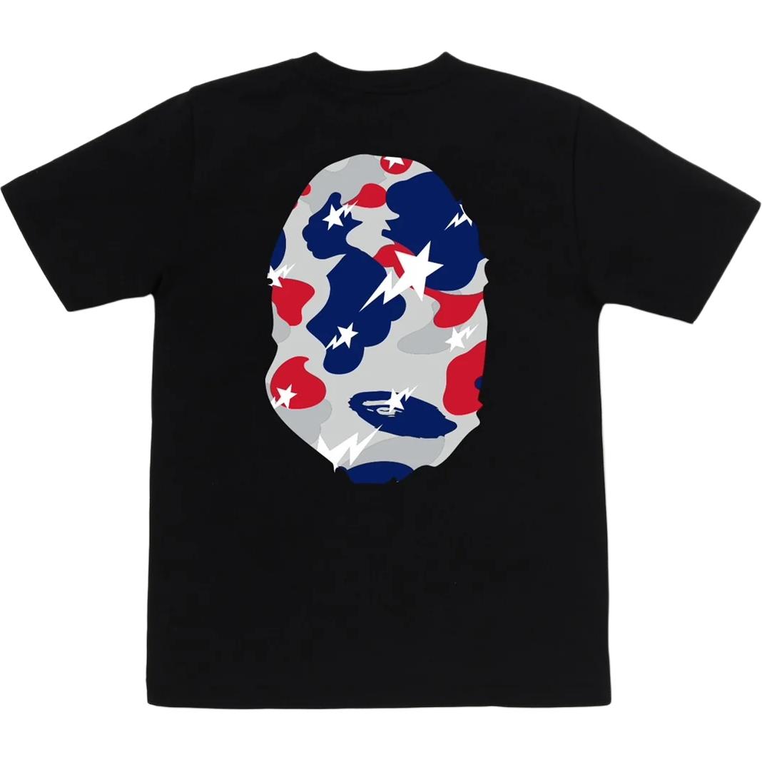 Женская футболка A BATHING APE (черная) — фото 10