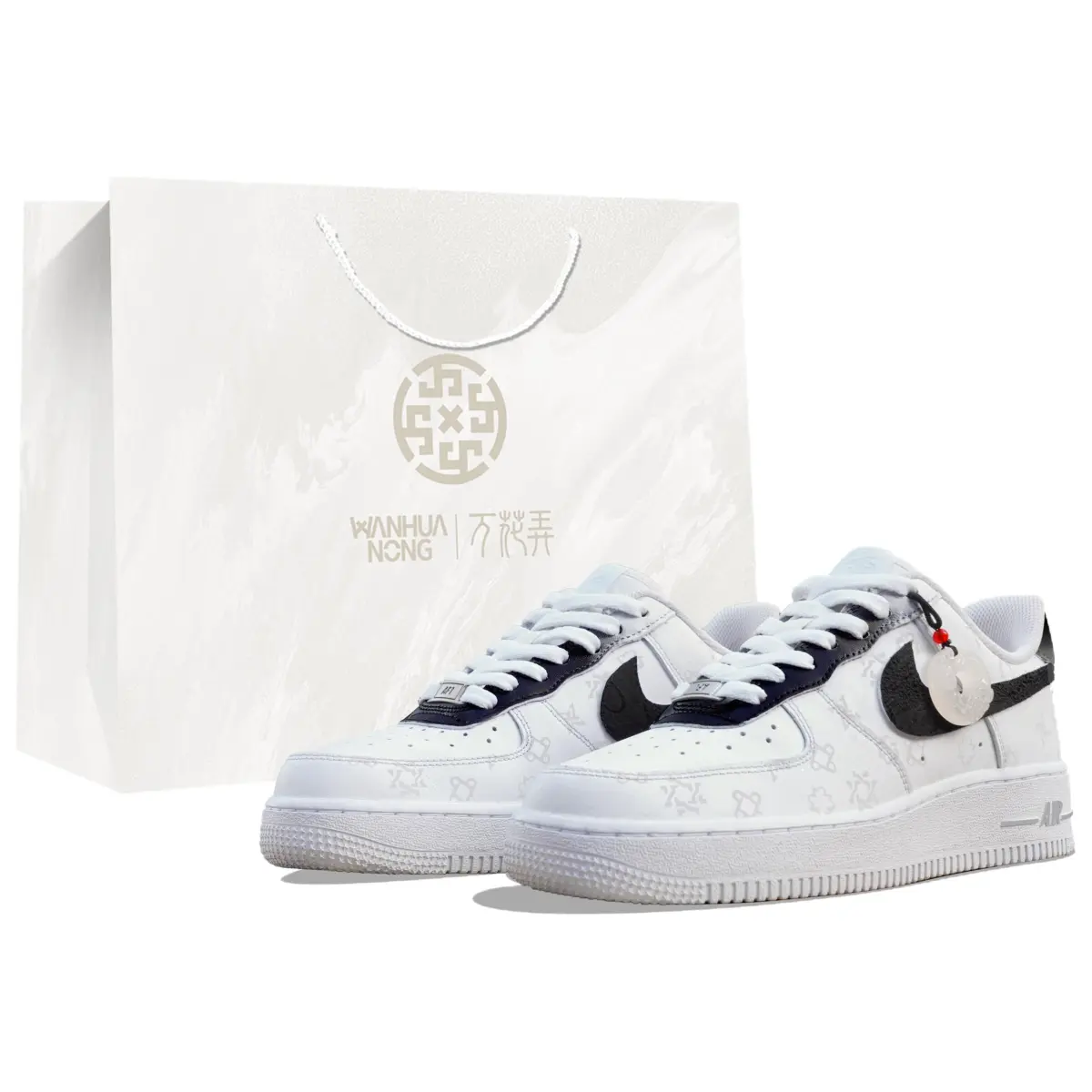 Nike Air Force 1 Abrasion Resistant Low top Skateboard Shoes Unisex White