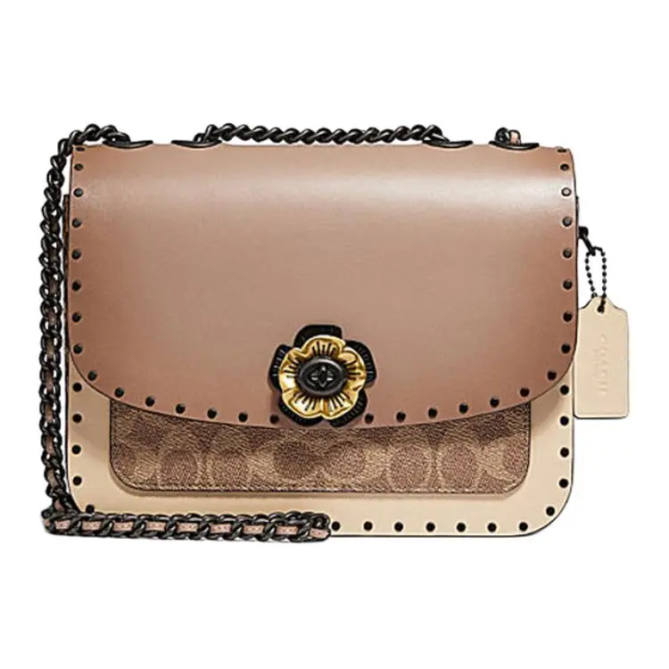 COACH Madison Leather Crossbody Bags Medium Women's Milk Tea