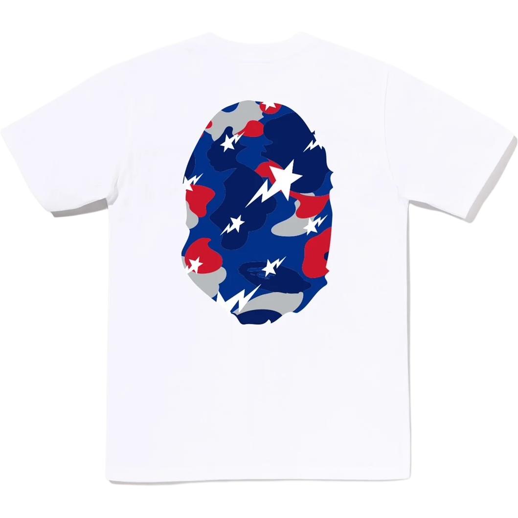 Женская футболка A BATHING APE (черная) — фото 2