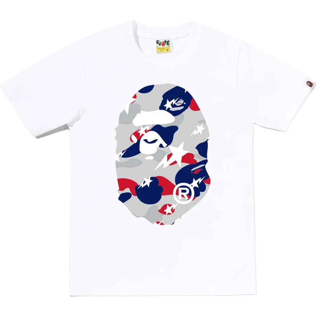 Женская футболка A BATHING APE (черная) — фото 5