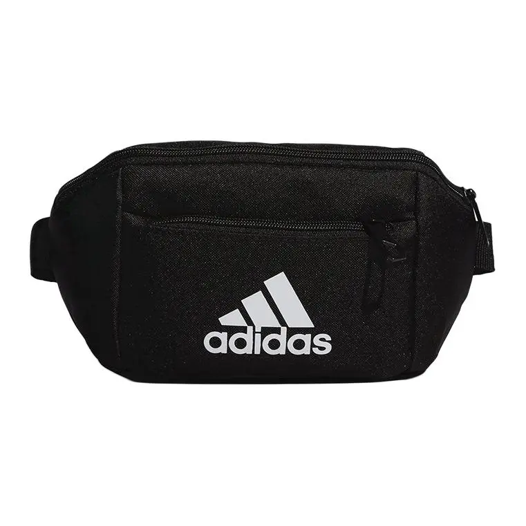Adidas Polyester With Textile Fanny Pack Regular Unisex Black