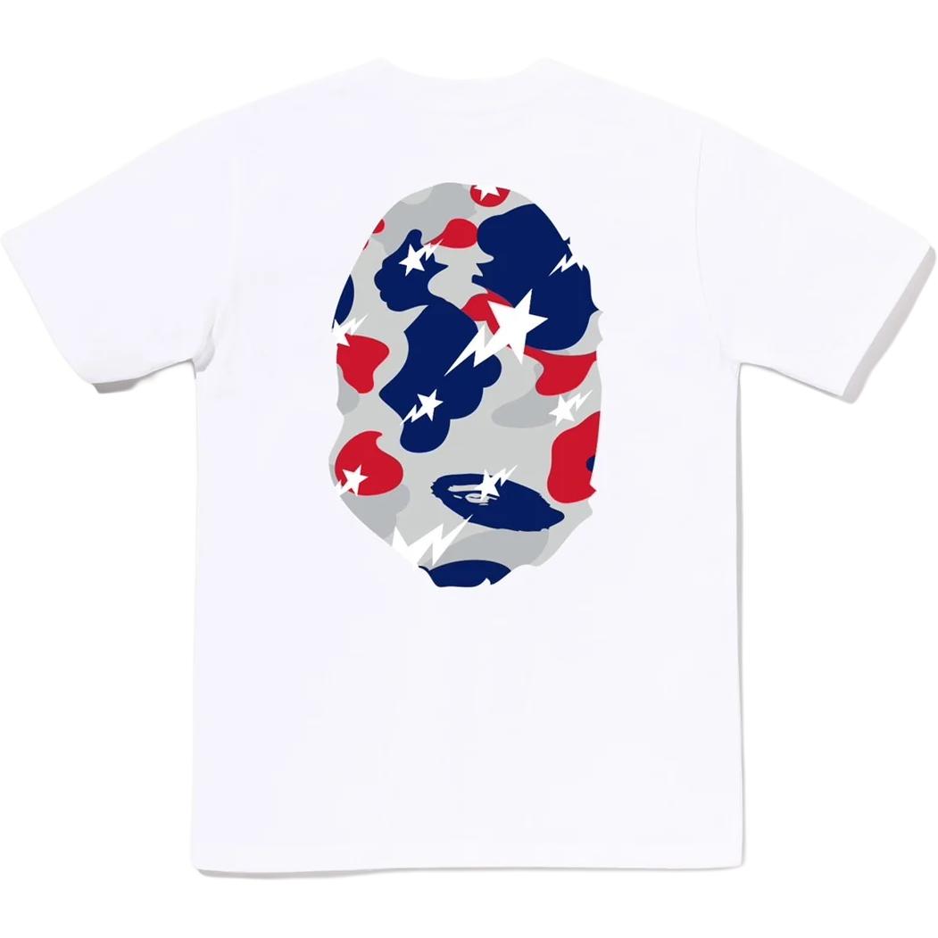 Женская футболка A BATHING APE (черная) — фото 6
