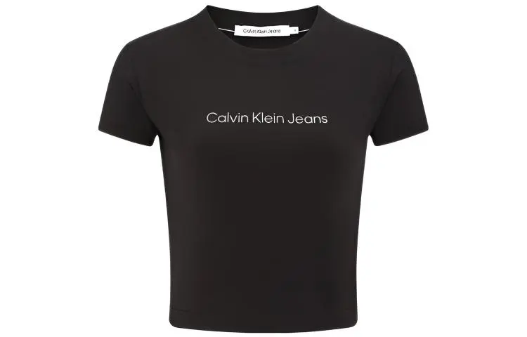 CALVIN KLEIN Crop Top Women's Black