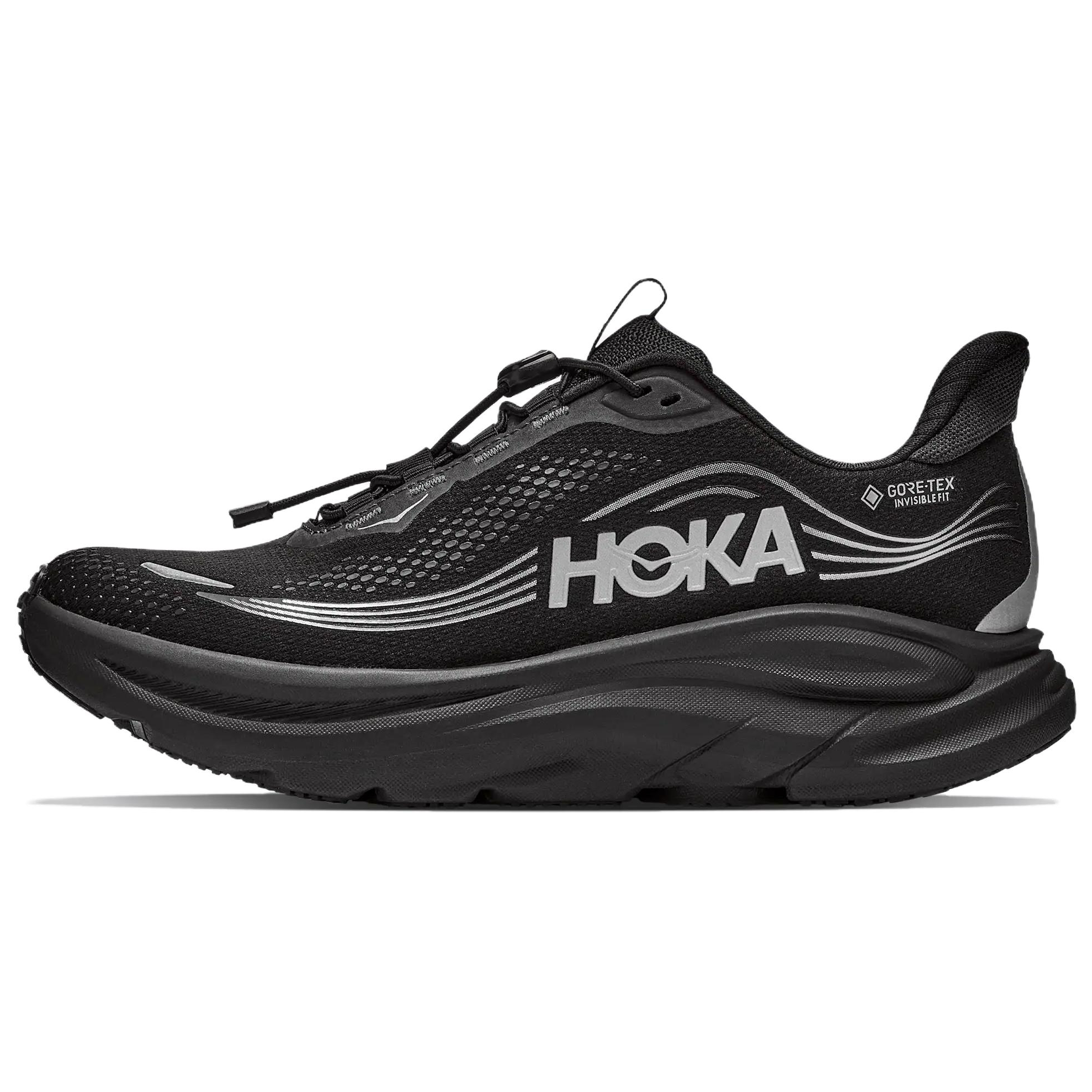 Мужские кроссовки HOKA ONE ONE CLIFTON 11 GORE-TEX (черные)