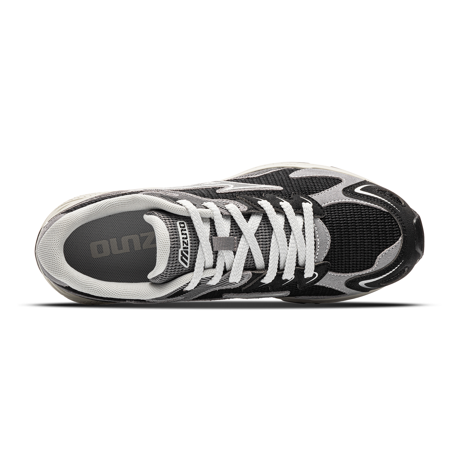 Кроссовки Mizuno Racer S (черный) — 黑色/暗夜灰 — фото 3