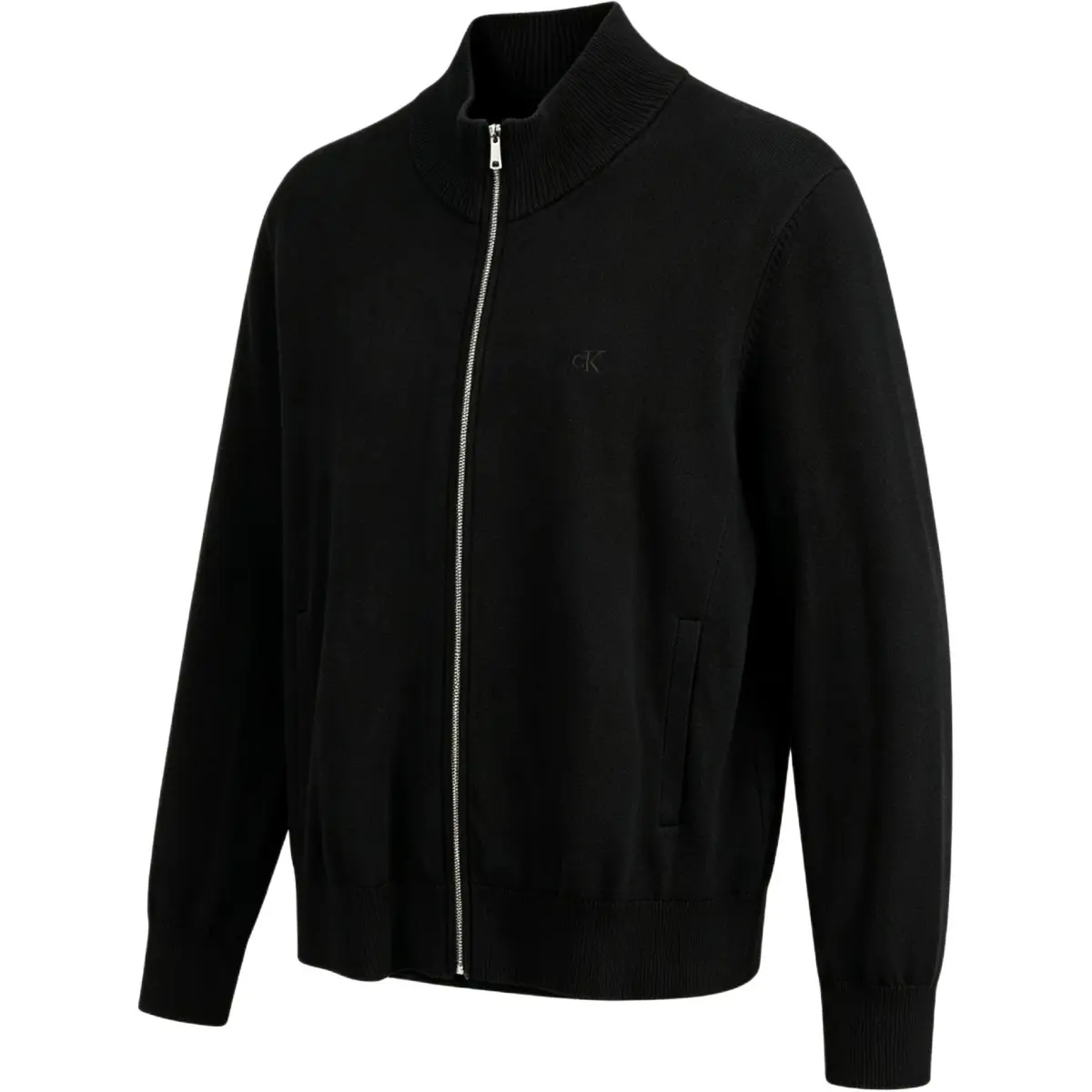Calvin Klein Knitwear Men's Stand Collar Moderate Straight Fit