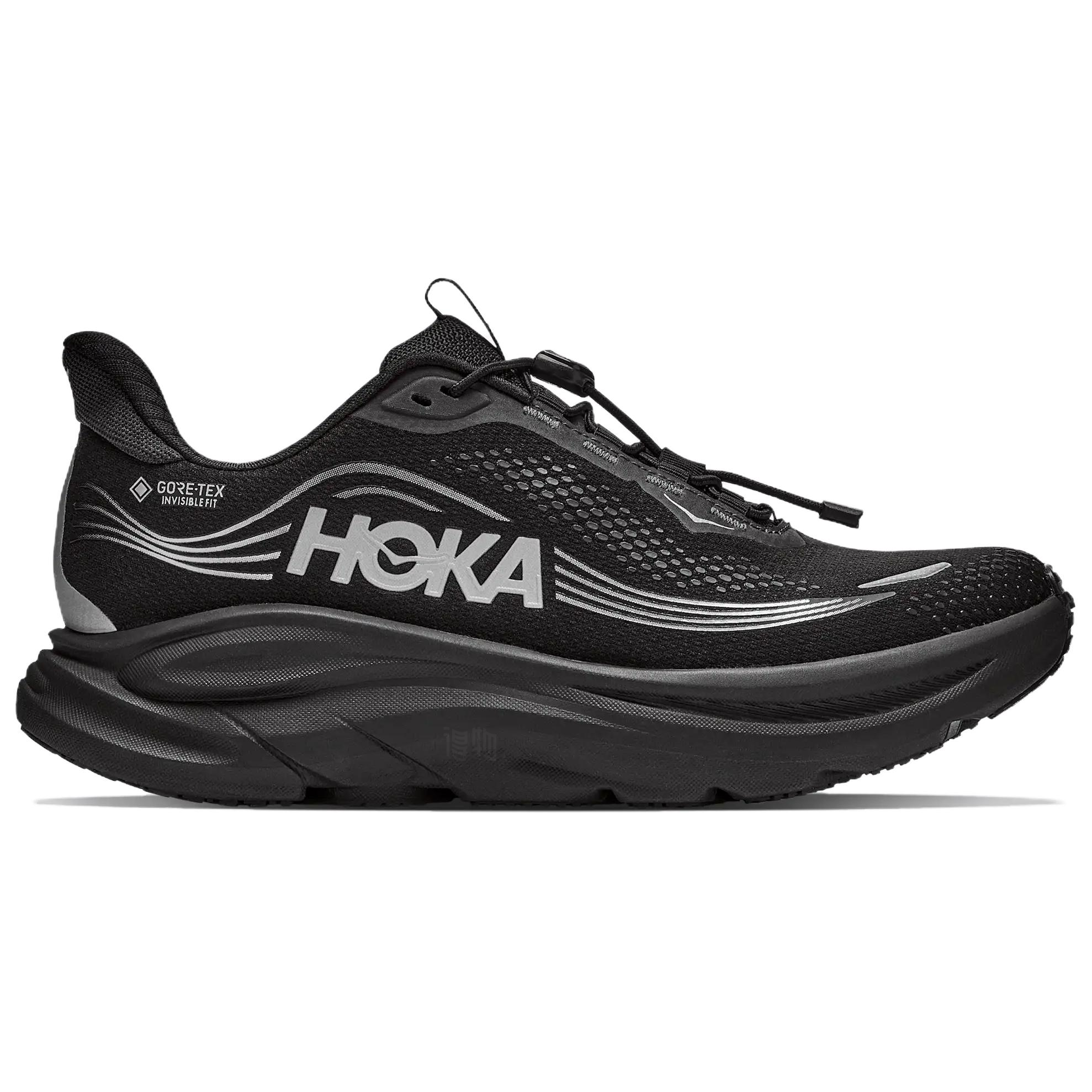 Мужские кроссовки HOKA ONE CLIFTON 11 GORE-TEX (черные) — Чёрный — фото 2
