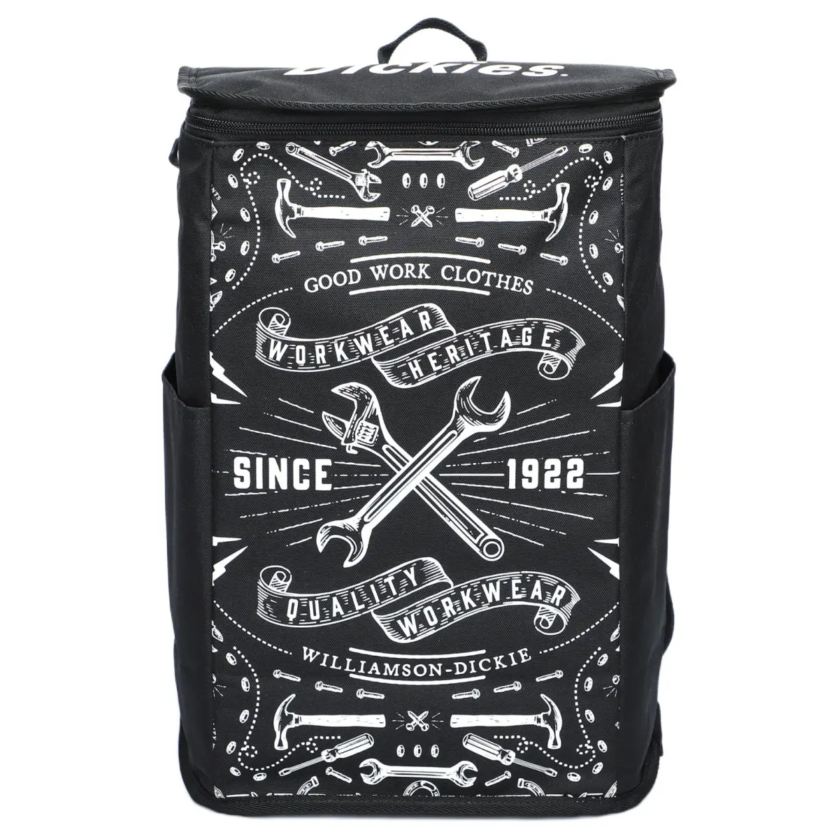 Dickies Polyester Travel Bag, Laptop Bag, Backpack Regular Black