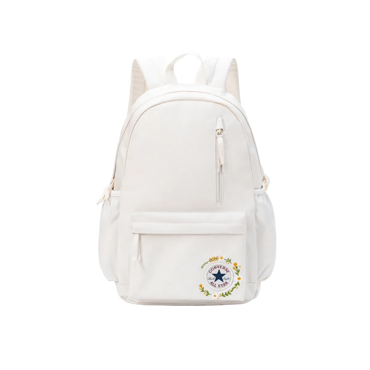 Converse Polyester High School And University Student Backpack Medium Unisex White