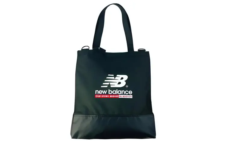 New Balance Fabric Tote Bag, Shopping Bag, Shoulder Bag Unisex Black