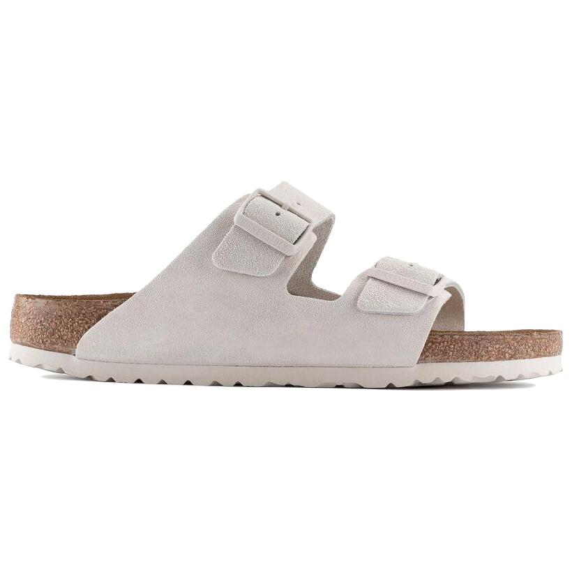 Birkenstock Arizona Soft Footbed Slide Slippers Unisex White Regular