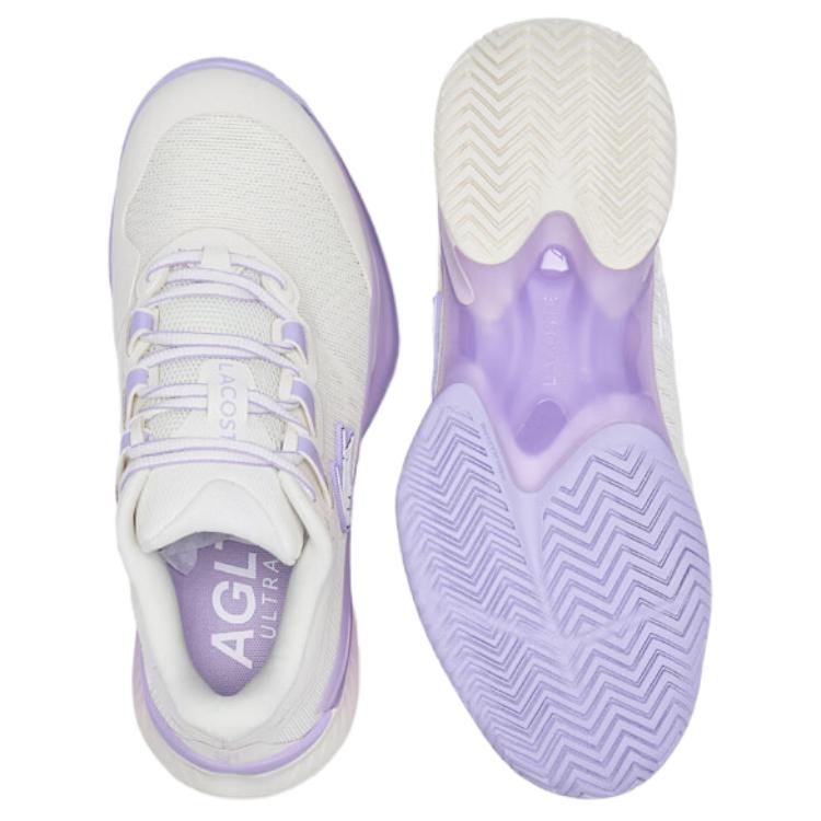 LACOSTE AG LT ULTRA Tennis Shoes Women’s Low Top Yellow White AA5/White Purple AI6/Pink White 208