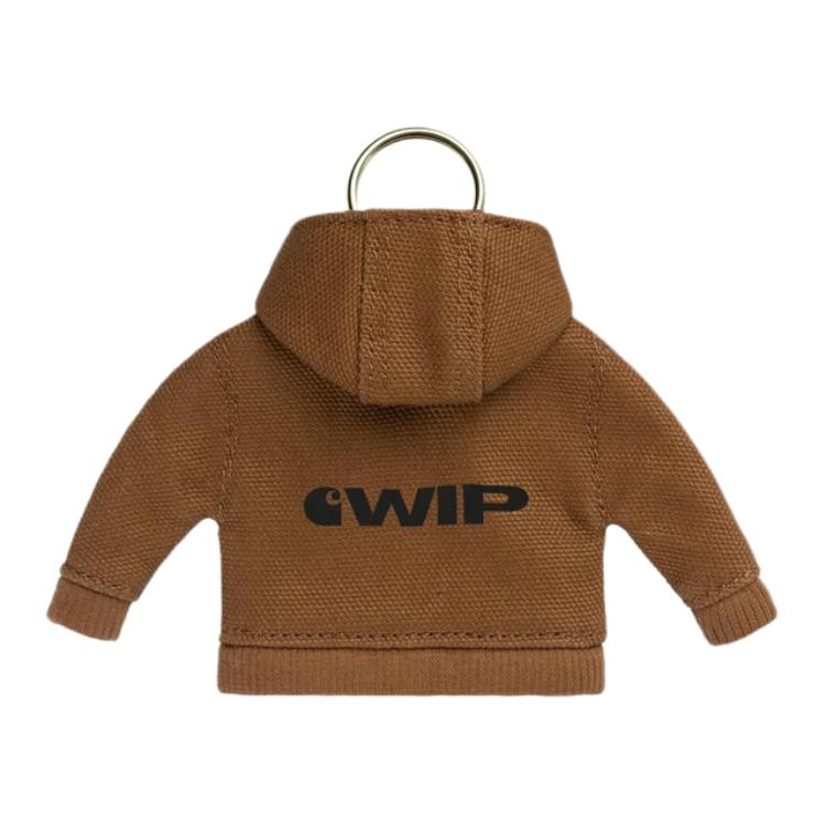Брелок Carhartt WIP (коричневый) — фото 2