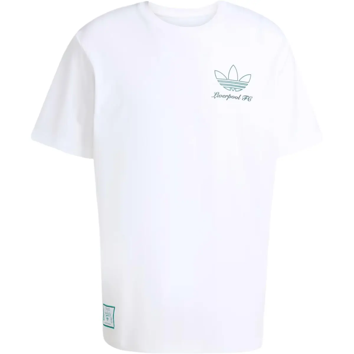 Adidas Originals T-Shirts Men's White Crew Neck Moderate
