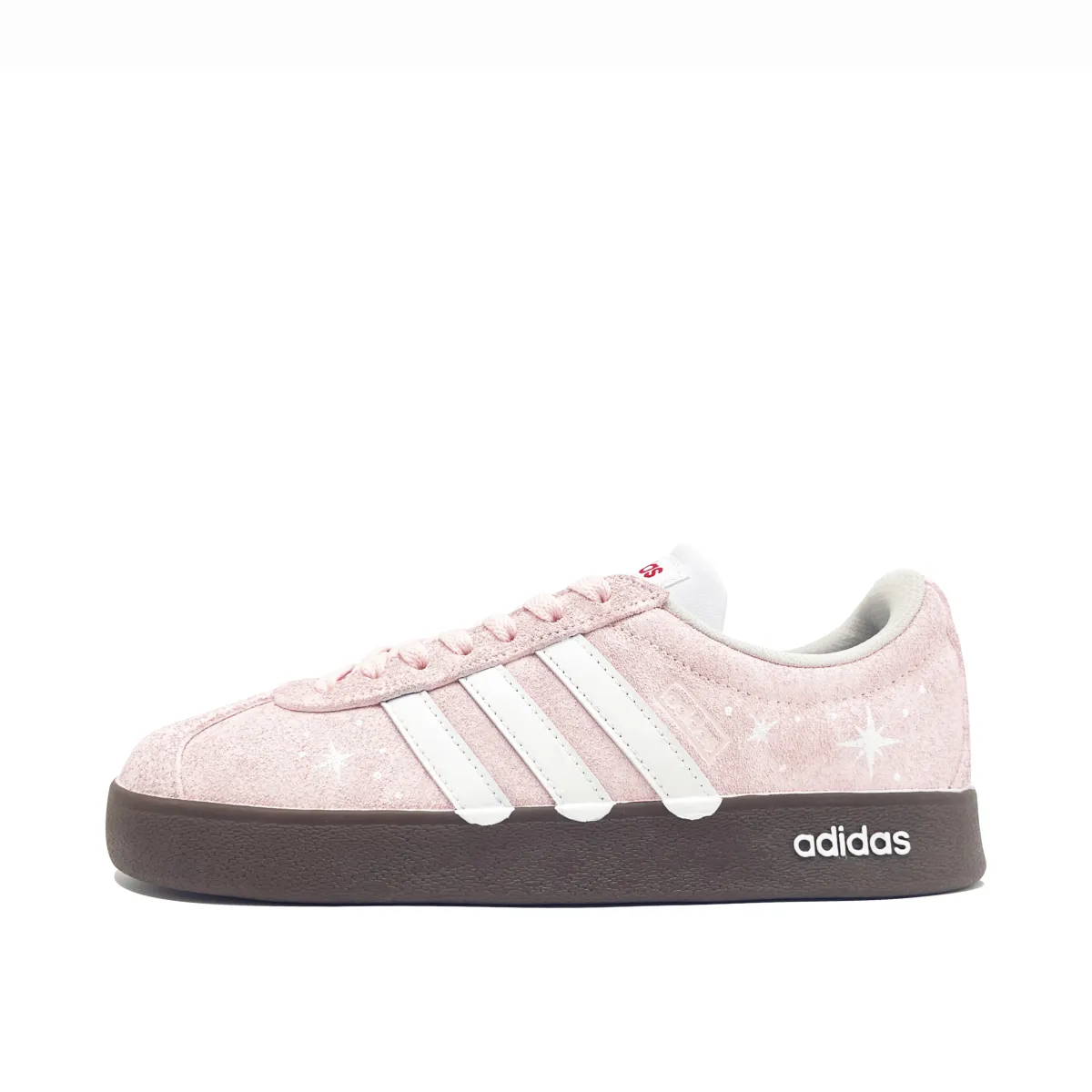 Adidas VL COURT 2.0 Lifestyle Pink Glow Low top Skateboard Shoes Unisex Pink White