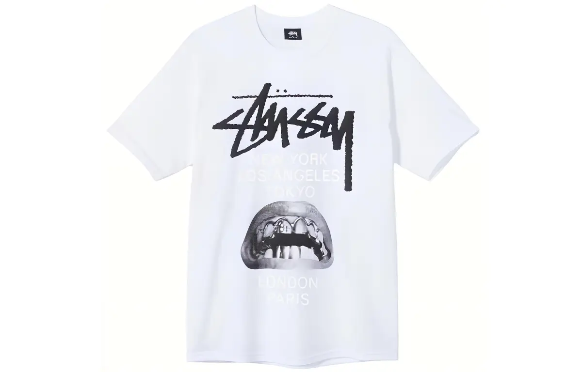 Stussy x Rick Owens World Tour Tee T Shirt Unisex White