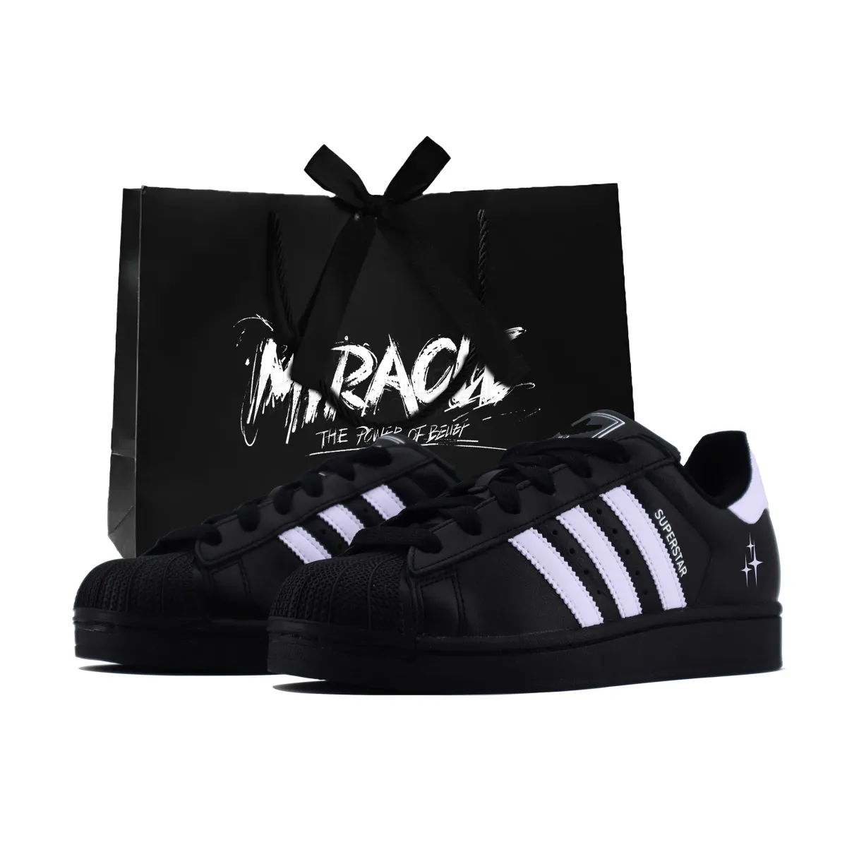 Adidas Originals Superstar 2 Low top Skateboard Shoes Unisex Black Purple