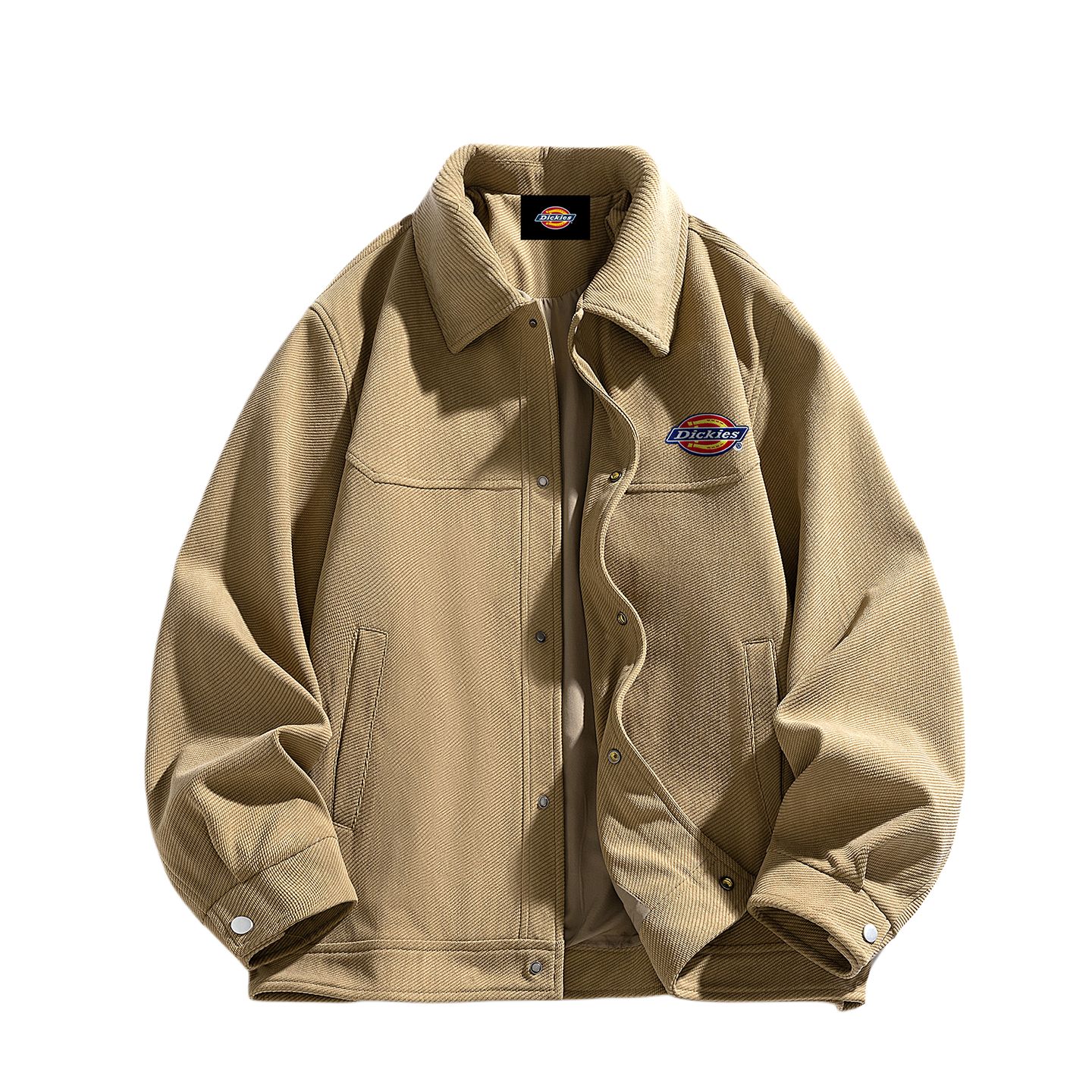 Куртка Dickies Logo (бежевая) — фото 8