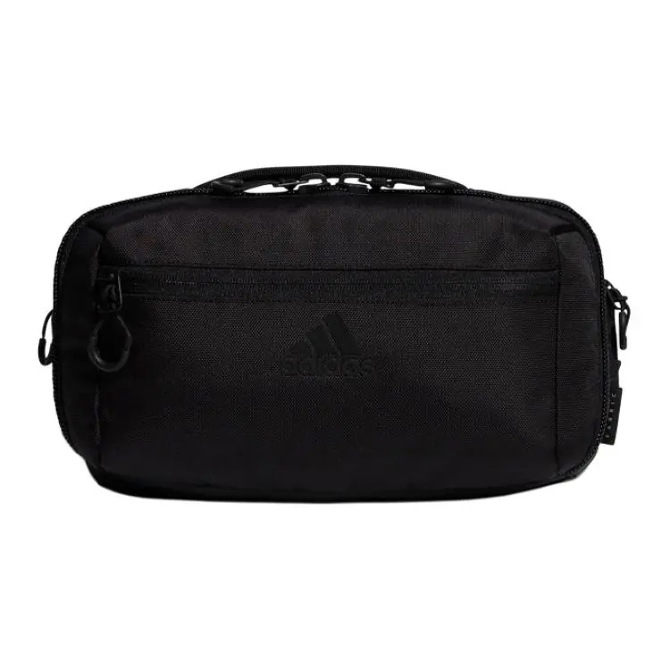 Adidas Nylon Fabric Fanny Pack Regular Unisex Pure Black