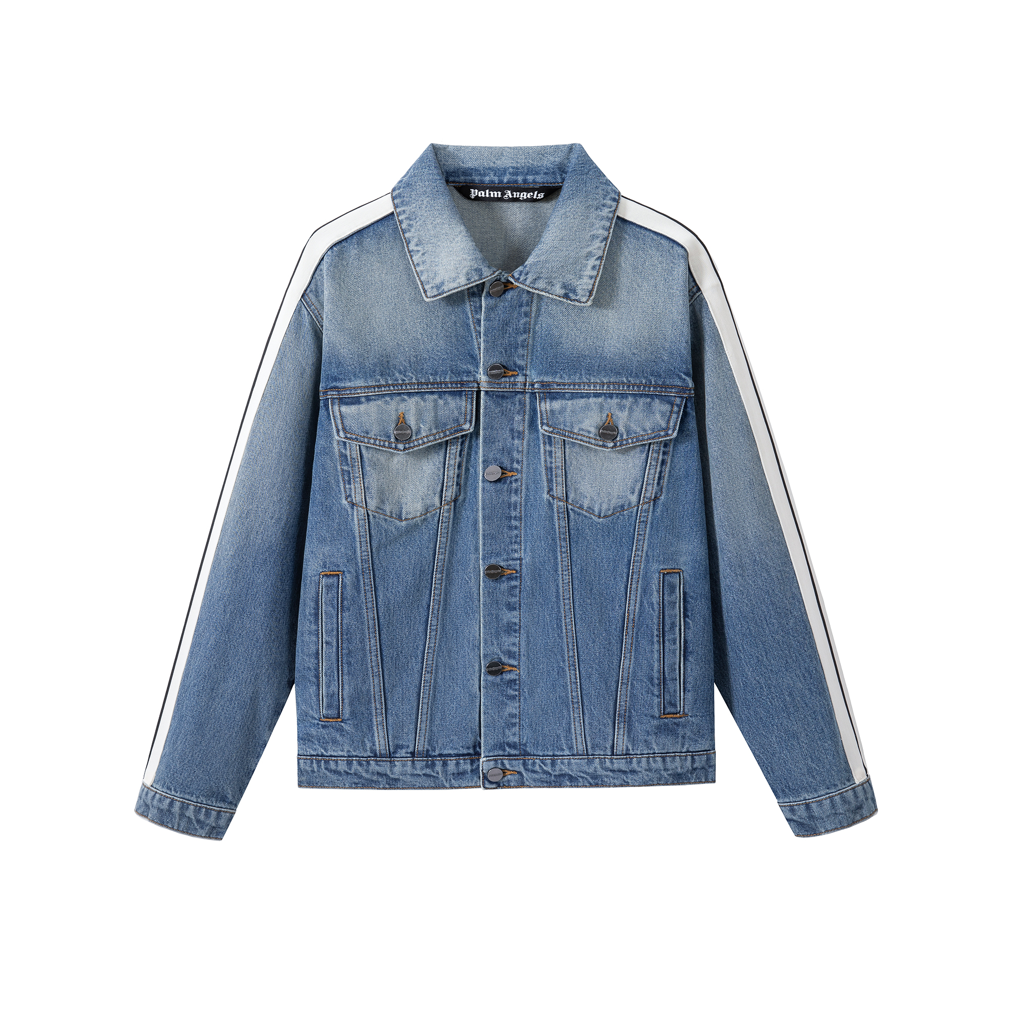 Джинсовая куртка PALM ANGELS FW26 (голубая)