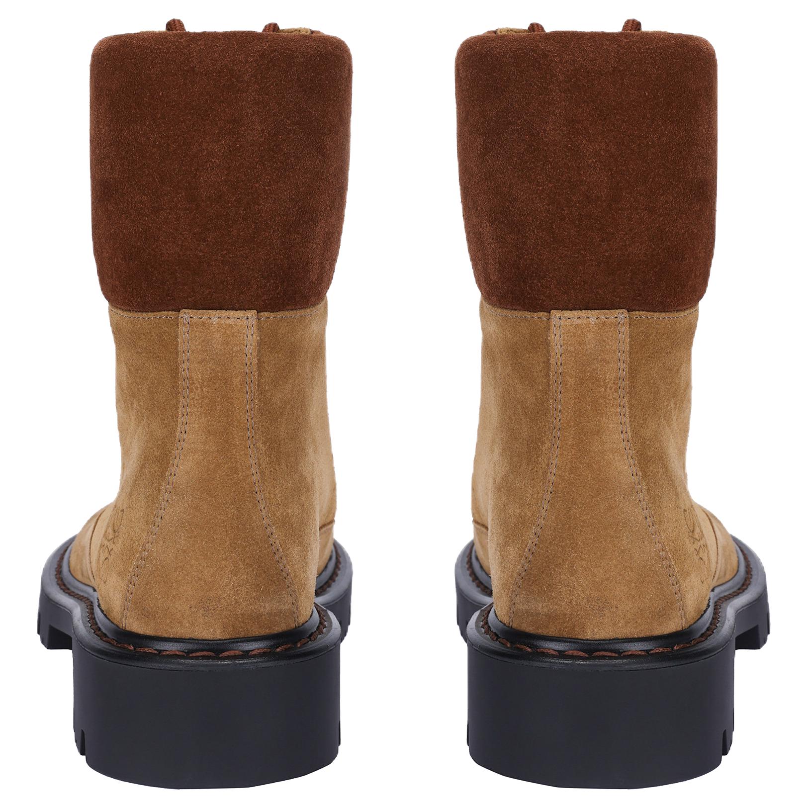 LOEWE Sierra Ankle Boots 3cm Women's Brown