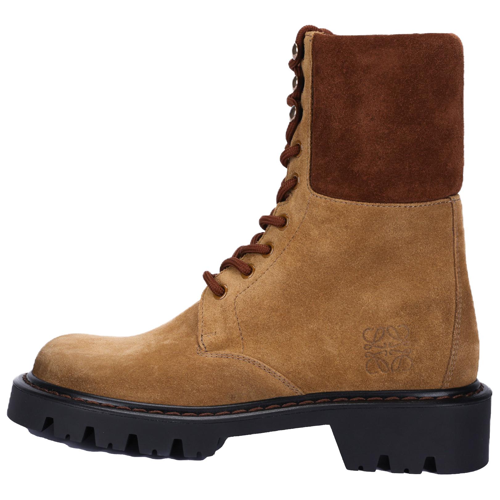 LOEWE Sierra Ankle Boots 3cm Women's Brown