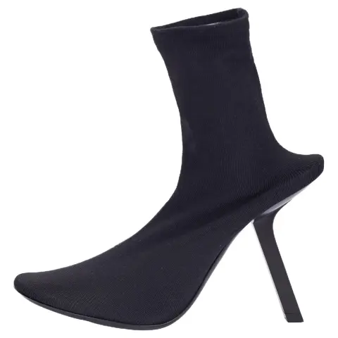 Balenciaga Ankle Boots 8cm Women's Black